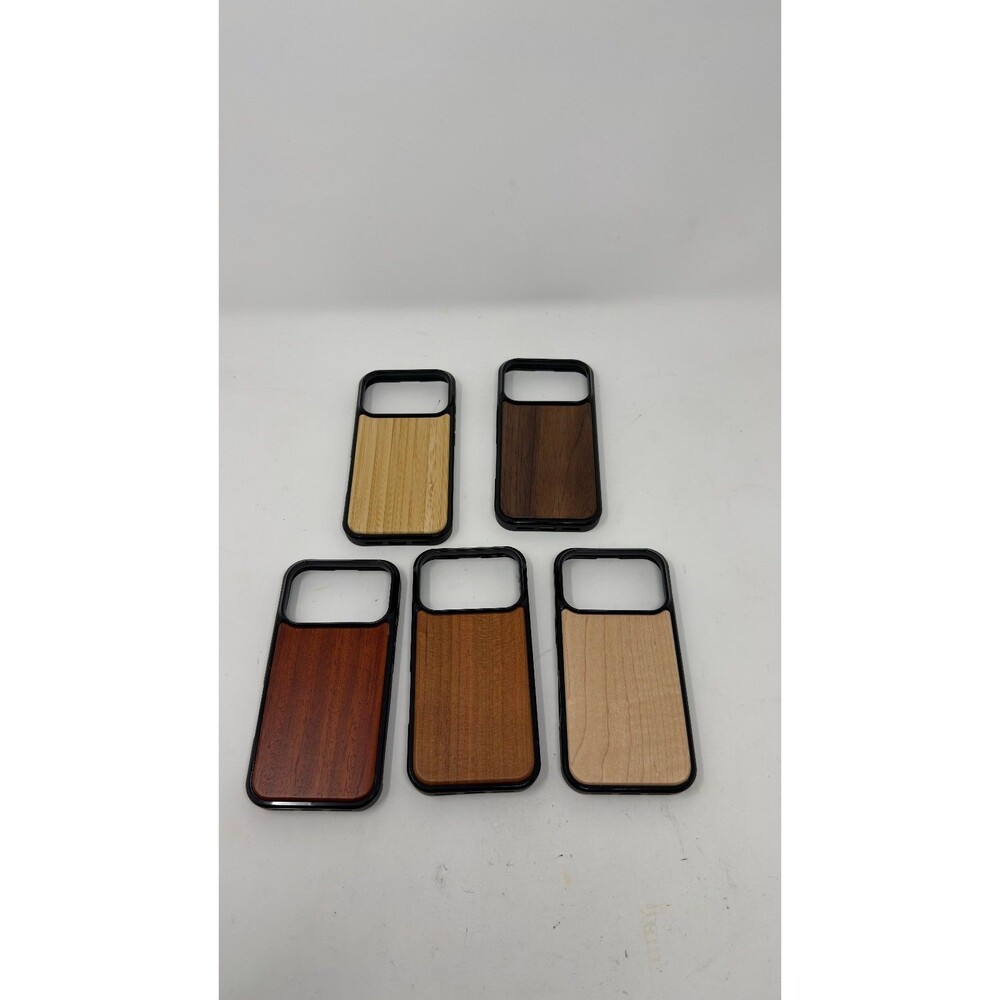 Wooden iPhone 17 Pro Phone Case - Wood Back